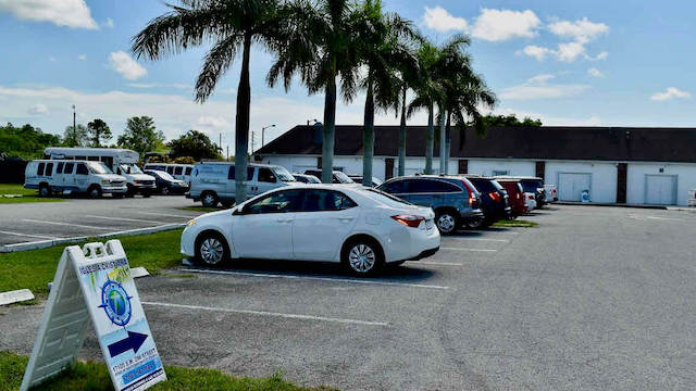 parking lot to one of the best churches in Homestead